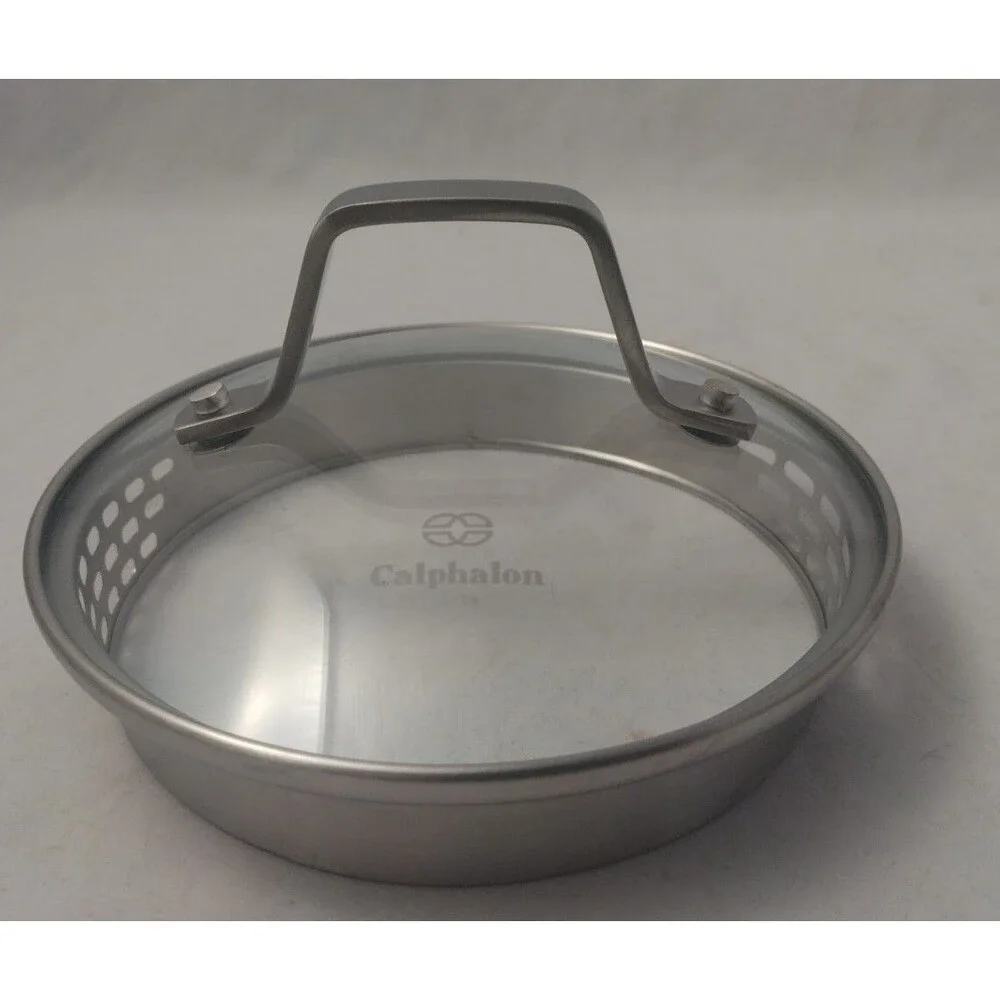 Calphalon Glass/Stainless Steel 6 Inch Strainer Steamer LID ONLY